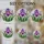 Majestic Purple Iris Flower In Bloom Stained Glass Art - Jewel Tone Home Decor Gift Stained Glass Suncatcher - 4