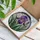Majestic Purple Iris Flower In Bloom Stained Glass Art - Jewel Tone Home Decor Gift Stained Glass Suncatcher - 3