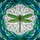 Intricate Green Dragonfly Stained Glass Mosaic Tiffany Style Jewel Tone Home Decor Gift Stained Glass Suncatcher - 5