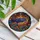 Majestic Raven Tiffany Stained Glass - Intricate Autumn Foliage Mosaic Jewel Tones Stained Glass Suncatcher - 3