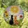 Black Orange Tabby Cats Sunflowers Daisies Rose Radiant Sun Tiffany Stained Glass Window Art Stained Glass Suncatcher - 1
