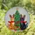 Festive Cats Red Scarves Antlers Christmas Tree Tiffany Stained Glass Window Decor Gift Stained Glass Suncatcher - 1