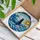 Black Cat Green Eyes Shark Ocean Ship - Tiffany Stained Glass Look Wall Decor Stained Glass Suncatcher - 3