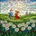 Tiffany Style Stained Glass Children Running Daisy Fields - Rolling Green Hills Sky Stained Glass Suncatcher - 5
