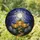 Jack-o'-lantern Gravestone Full Moon Twilight Tiffany Glass - Halloween Fall Decor Stained Glass Suncatcher - 1