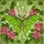 Lime Green Luna Moth Pink Flowers Stained Glass Tiffany Mosaic Jewel Tones Feathery Antennae Stained Glass Suncatcher - 5