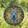 Majestic Blue-Grey Shar-Pei Dog Stained Glass Art - Tiffany Style Wrinkled Dog Stained Glass Suncatcher - 1