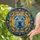 Majestic Blue-Grey Shar-Pei Dog Stained Glass Art - Tiffany Style Wrinkled Dog Stained Glass Suncatcher - 2