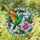 Hummingbird Tiffany Stained Glass - Emerald Green Bird, Orange Teal Wings, Purple Flower Stained Glass Suncatcher - 1