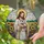 Jesus Christ Opossum Doves Radiant Halo Tiffany Stained Glass Wildflower Garden Mosaic Sky Stained Glass Suncatcher - 2