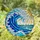 Majestic Cresting Ocean Wave, Golden Sun Rays, Frothy Sea - Tiffany Jewel Stained Glass Stained Glass Suncatcher - 1