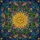 Golden Sunburst Mandala Floral Star - Tiffany Stained Glass Jewel Tone Flora Fauna Mosaic Art Stained Glass Suncatcher - 5