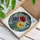 Red Poppy Yellow Hibiscus Anemone Hummingbird Detailed Floral Stained Glass Mosaic Stained Glass Suncatcher - 3