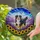 Bernese Mountain Dog Tiffany Glass Sunflowers Mountains Pet Lover Home Decor Gift Stained Glass Suncatcher - 2