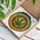 Intricately Veined Cannabis Leaf Stained Glass Full Frame Mosaic Art Jewel Tones Stained Glass Suncatcher - 3