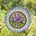 Vibrant Purple Lilac Flowers Stained Glass Window Art - Tiffany Style Home Decor Gift Stained Glass Suncatcher - 1