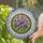 Vibrant Purple Lilac Flowers Stained Glass Window Art - Tiffany Style Home Decor Gift Stained Glass Suncatcher - 2