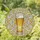 Pilsner Glass Golden Bubbly Drink Stained Glass Mosaic - Tiffany Style Glowing Jewel Tones Stained Glass Suncatcher - 1