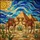 Two Majestic Camels Nuzzling Egyptian Pyramids Desert Stained Glass Tiffany Art Sun Stained Glass Suncatcher - 5