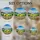 Tiffany Style Stained Glass Wildflower Meadow Landscape Blue Sky Clouds Rolling Hills Stained Glass Suncatcher - 4