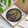 Virgin Mary Tiffany Stained Glass Rosary Mosaic Sunburst Light Rays Golden Crown Religious Art Stained Glass Suncatcher - 3