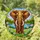 African Elephant Stained Glass, Daisy Flowers Landscape — Tiffany Style Wildlife Gift for Home Stained Glass Suncatcher - 1