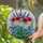 Daisies Poppies Lavender Stained Glass Flower Bouquet & Textured Mosaic Decor Gift Stained Glass Suncatcher - 2