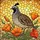 California Quail Red Poppy Stained Glass Mosaic Art - Tiffany-Style Jewel Tone Decor Stained Glass Suncatcher - 5