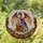 Purple Dragon Gold Coins Books Tiffany Style Art - Fantasy Home Decor Gift for Dragon Lovers Stained Glass Suncatcher - 1