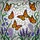Monarch Butterflies Wildflower Tiffany Stained Glass - Glowing Jewel Tone Mosaic Art Stained Glass Suncatcher - 5