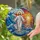 Jesus Christ Walking on Water Stained Glass Mosaic - Translucent Sunset Ocean Art Stained Glass Suncatcher - 2