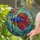 Betta Fish Stained Glass Art - Tiffany Style Underwater Glowing Jewel Tones Aquatic Design Stained Glass Suncatcher - 2