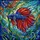 Betta Fish Stained Glass Art - Tiffany Style Underwater Glowing Jewel Tones Aquatic Design Stained Glass Suncatcher - 5