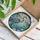 Great Blue Heron Tiffany Style Stained Glass Pond Art with Water Lilies - Wildlife Decor Stained Glass Suncatcher - 3