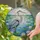 Great Blue Heron Tiffany Style Stained Glass Pond Art with Water Lilies - Wildlife Decor Stained Glass Suncatcher - 2