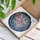 Ballerina Tiffany Style Stained Glass Flower Mosaic Pink Tutu En Pointe Jewel Tones Stained Glass Suncatcher - 3