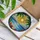 Stained Glass Sun Ocean Beach Palms Tropical Flowers - Tiffany Style Window Art Decor Stained Glass Suncatcher - 3