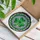 Shamrock Heart Leaves Textured Stained Glass Tiffany Art Jewel Tone Colorful Intricate Pattern Stained Glass Suncatcher - 3