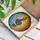 Stained Glass Treble Clef Mosaic Tiffany Art - Iridescent Music Symbol Radial Gradient Stained Glass Suncatcher - 3
