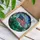 Waving American Flag Tiffany Stained Glass Floral Mosaic - Patriotic Home Decoration Stained Glass Suncatcher - 3