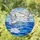 Two Seagulls Mid-Flight Ocean Waves Sky Clouds - Jewel Tone Stained Glass Art Decor Gift Stained Glass Suncatcher - 1