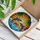 Dolphins Tropical Sunset Ocean Waves Palm Trees Tiffany Style Stained Glass Gift Stained Glass Suncatcher - 3