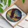 Bald Eagle Tiffany Glass - Majestic Flight, Radiant Sunset Sky, Ornate Jewel Patterns Stained Glass Suncatcher - 3