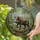 Wild Boar Forest Undergrowth Tiffany Stained Glass - Jewel Tone Wildlife Art Stained Glass Suncatcher - 2