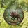 Wild Boar Forest Undergrowth Tiffany Stained Glass - Jewel Tone Wildlife Art Stained Glass Suncatcher - 1