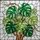 Monstera Leaf Stained Glass Art - Tiffany Style Mosaic Plant Lover Home Decor Stained Glass Suncatcher - 5