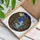 Tiffany Stained Glass Ghost Reading Book Bookshelf Moon Night Sky - Book Lover Gift Stained Glass Suncatcher - 3