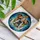 English Bulldog Portrait Stained Glass Mosaic - Tiffany Style Jewel Tone Pet Lover Gift Stained Glass Suncatcher - 3