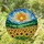 Tiffany Stained Glass Sunflowers Mountains Sun - Jewel Tone Nature Window Art Decor Gift Stained Glass Suncatcher - 1