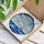Seagull Flying Ocean Waves & Clouds Stained Glass Art - Tiffany Style Window Decor Stained Glass Suncatcher - 3